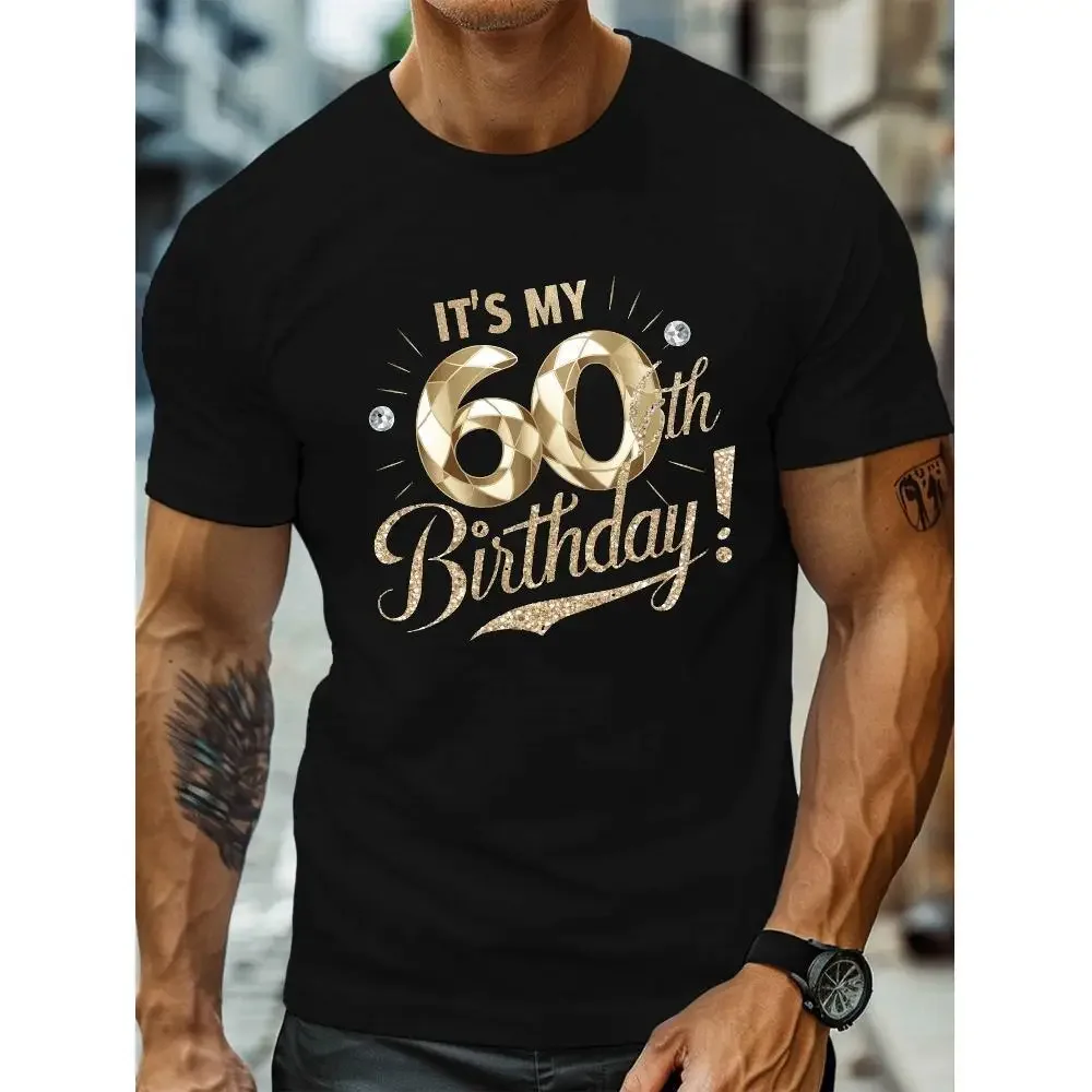 Men's Large Size T-shirt Clearance, 100% Cotton, Christmas Costumes, Men's Top, Suitable for Wearing At Home, Office Shops