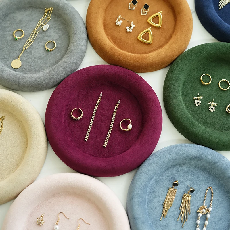 

Jewelry Display Rack Color Circular Disc Earrings Ring Bracelet Jewelry Storage Display Photography Props