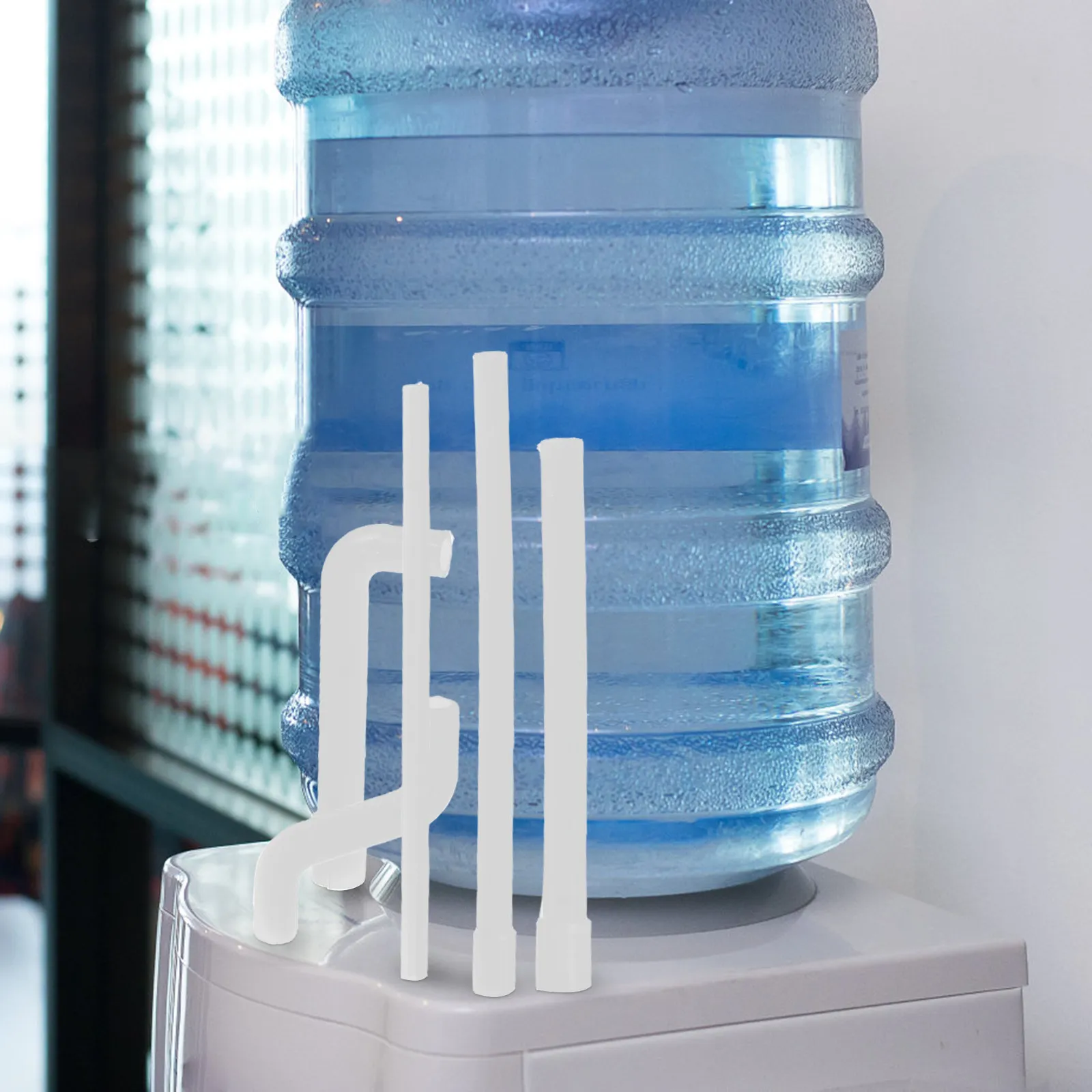 5Pcs Hot Water Hose Silicone Tube for Dispenser Heat Pressure Resistant Seamless Design Limescale Resistant Universal