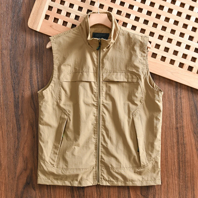 Multi pocket functional vest customization company workwear workwear customization team workwear vest