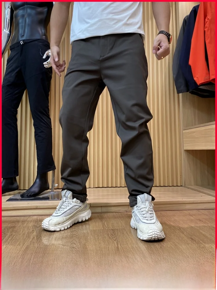 

Comfortable Straight Leg Casual Pants for Men New Autumn Sle Faionable Busin Commuting Series Store Exclusive