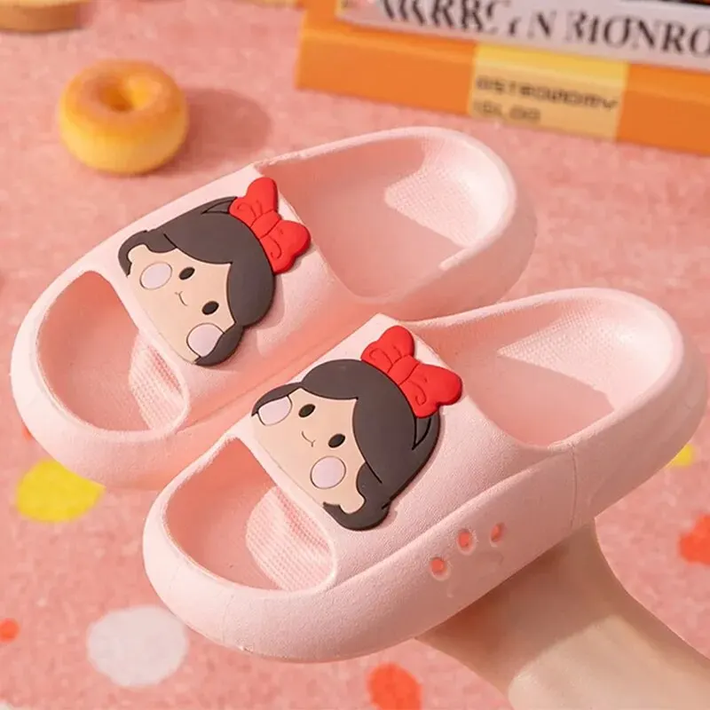 Summer Children\'s Slippers Cartoon Thick Bottom Indoor Outdoor Slippers CHILDREN\'S Home Shower Sandals Non-slip Leisure Slippers