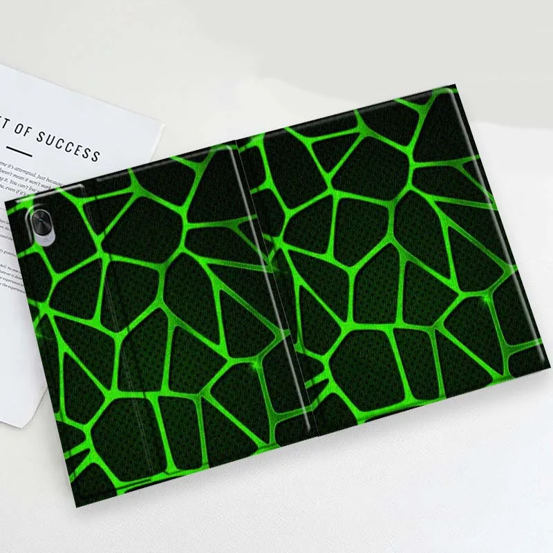 Geometric Grid Pattern Soft For Huawei MediaPad 11 M5 M6 ES Pro M5Lite Honor Pad V7 V8 X7 X8 X9 GT Pro Tab Tablet Case