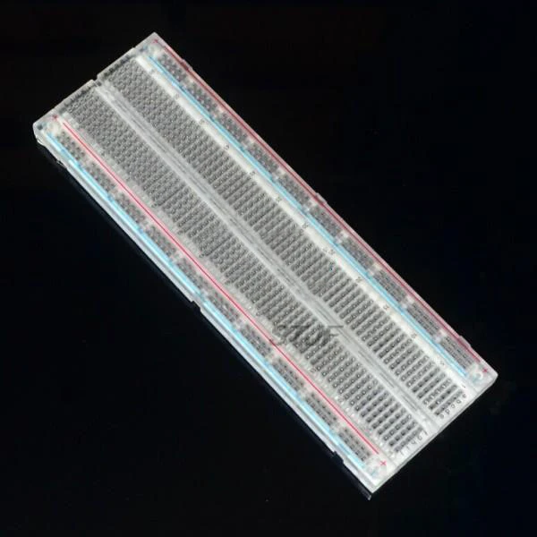 Crystal ! Solderless Solder Less Breadboard Protoboard 2 buses Tie-point Tiepoint 830 for