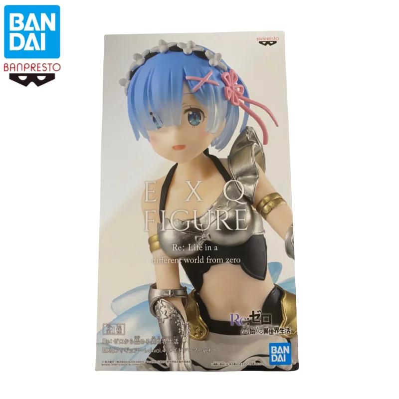 متوفر في المخزون بانداي الأصلي بانبريستو صفر بدء الحياة في عالم آخر ريم رام عمل نموذج لجسم دمية العلامة التجارية الجديدة محاصر المرآب