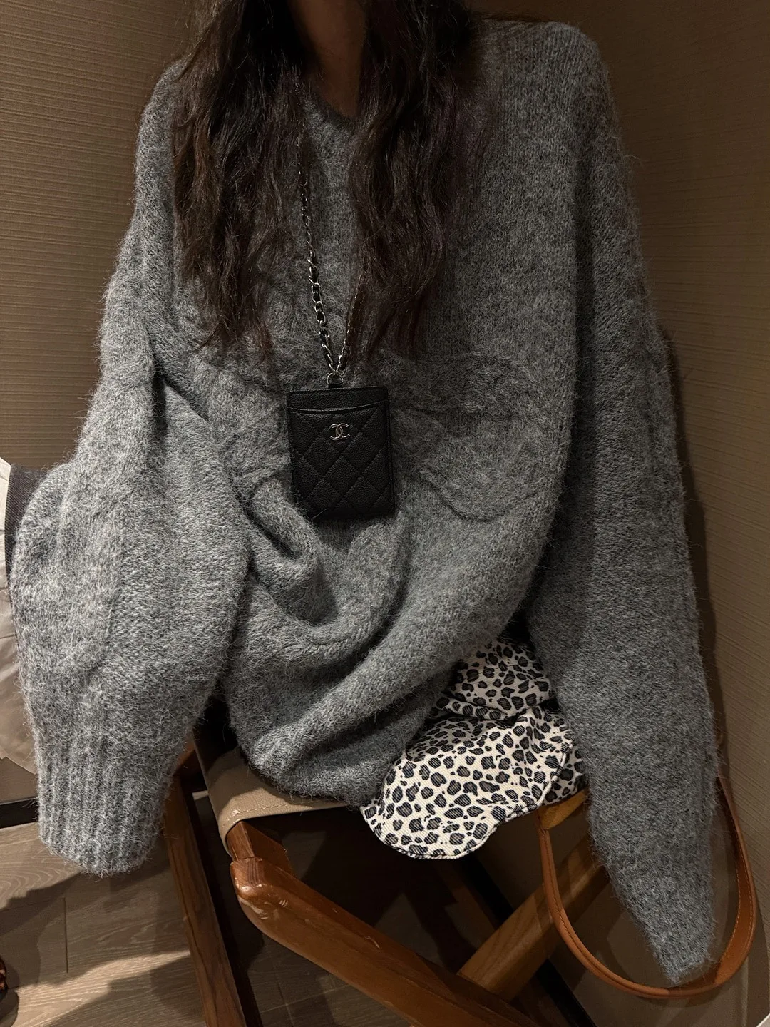 

Свободный круглый свитер Ne для женщин с узлом, корейский Sle Lazy Sle, осень-зима, Новое поступление, вязаный топ