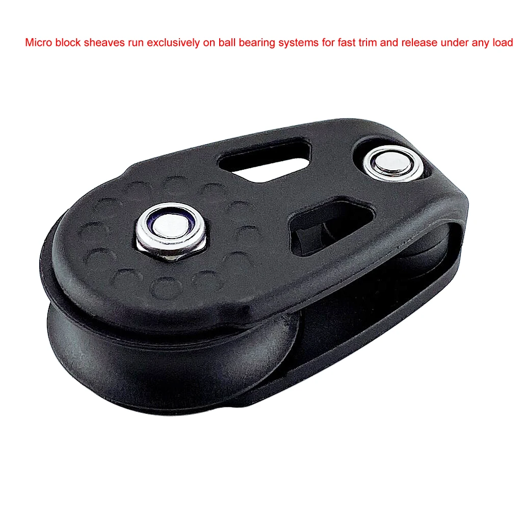 Nylon Pulley Kajak Boot Seil Block Marine Scheibe Heben Anker Rad Zubehör Segeln Beiboot Outdoor Wasser Sport Hardware