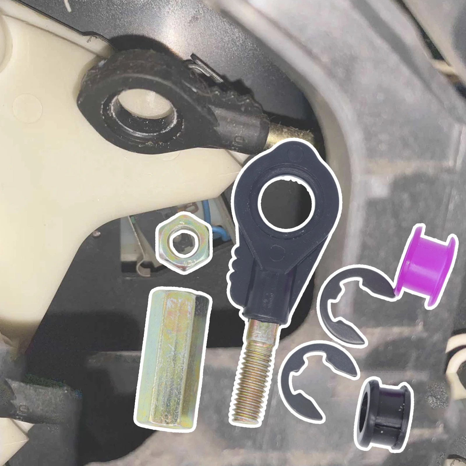 

Gear Shift Cable For Isuzu Dodge Geo Holden Mercury Honda Acura Eyelet Linkage Gearbox Shifter Lever Selector End Rod Bushing
