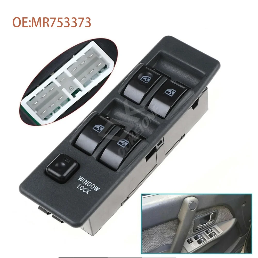 MR753373 MR731813 for Mitsubshi Pajero Montero 1990-2002 2003 Left Hand Driver Master Passenger Window Control Switch Button