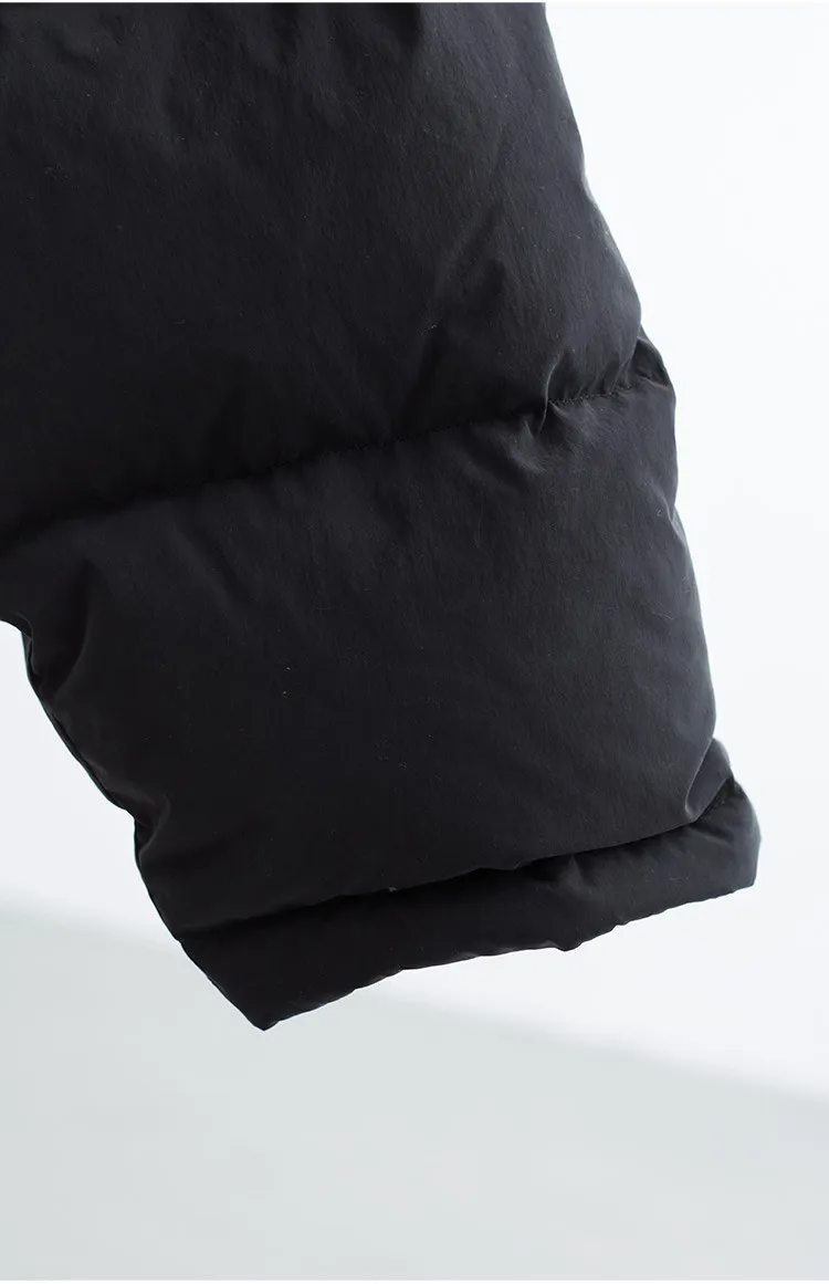 So Hot That You'Ll Sweat~ Duck down Oversized down Jacket, Unisex, 2026 Winter New Style, Loose Black Hooded Coat