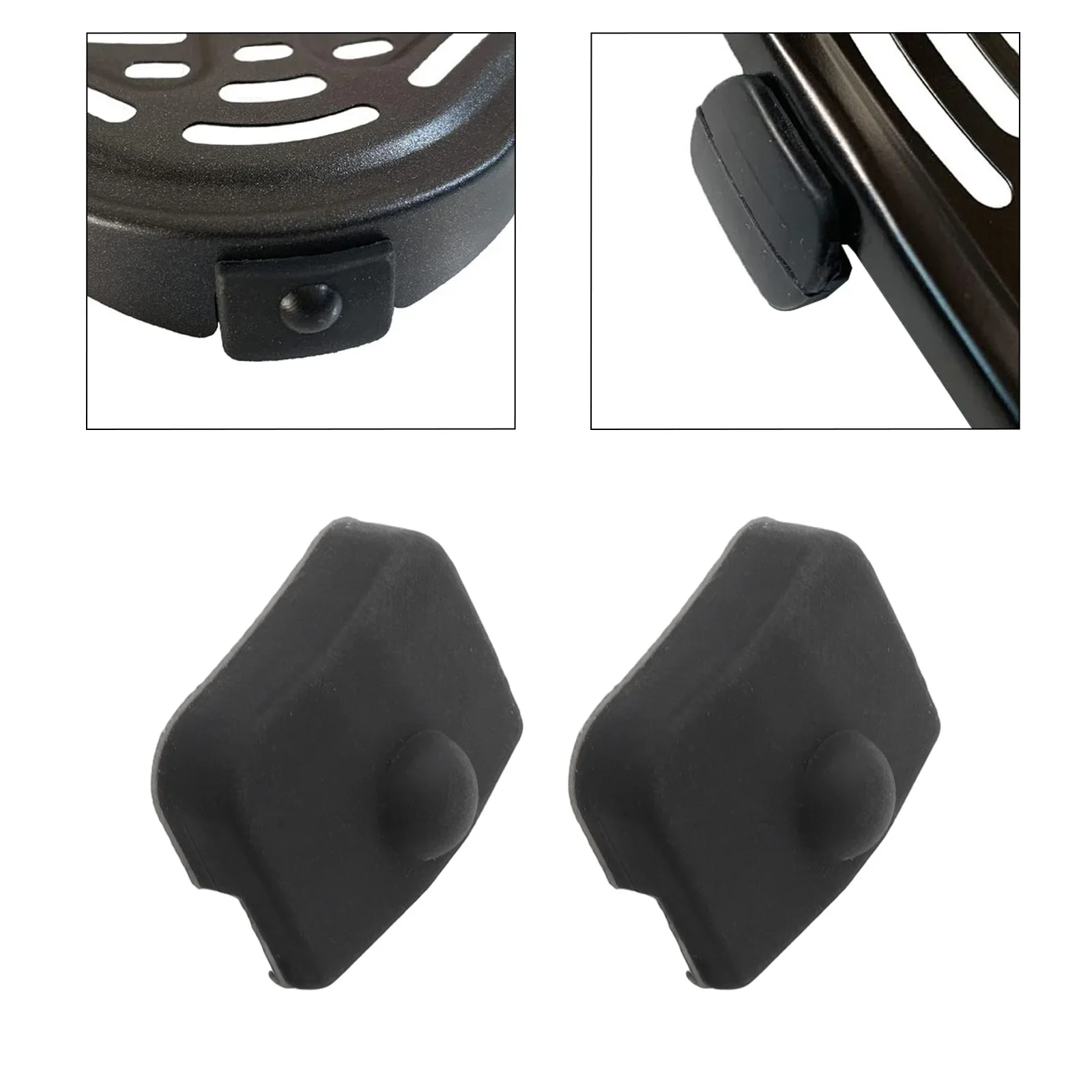 Air Fryer Tray Rubber Replacement Parts Replacement Parts Air Fryer Bumpers No Strange Smell Proper Dimension Stretchy Material