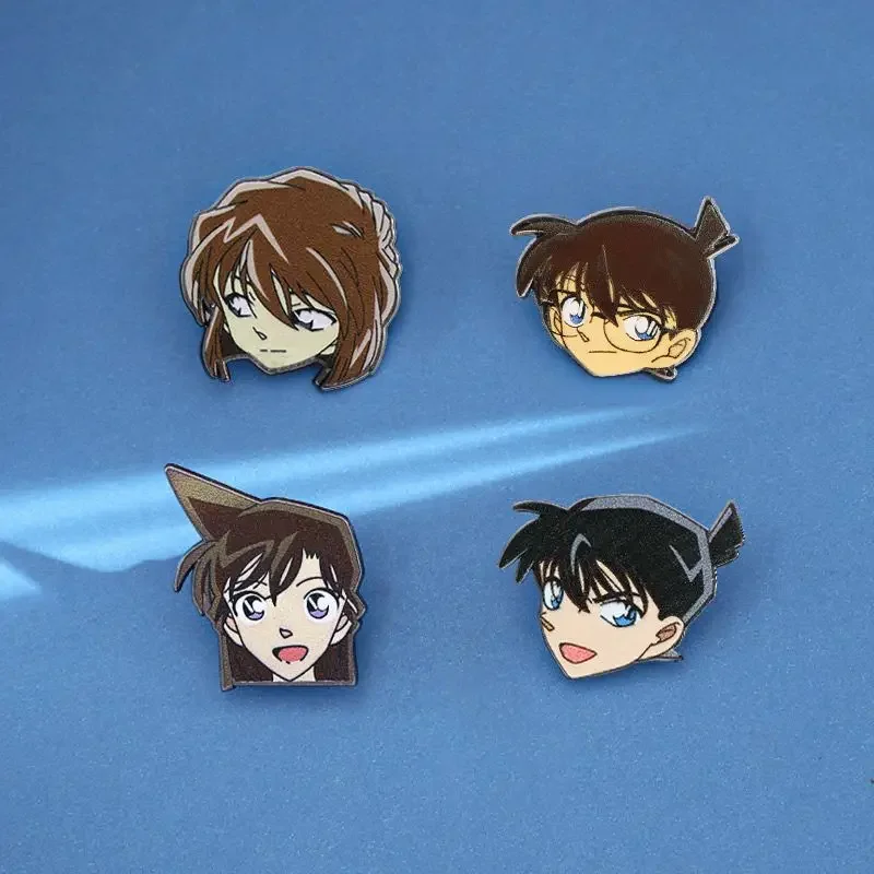 

Detective Conan Conan Edogawa Kudou Shinichi Cute creative cartoon brooch decoration simple and exquisite anime peripheral badge