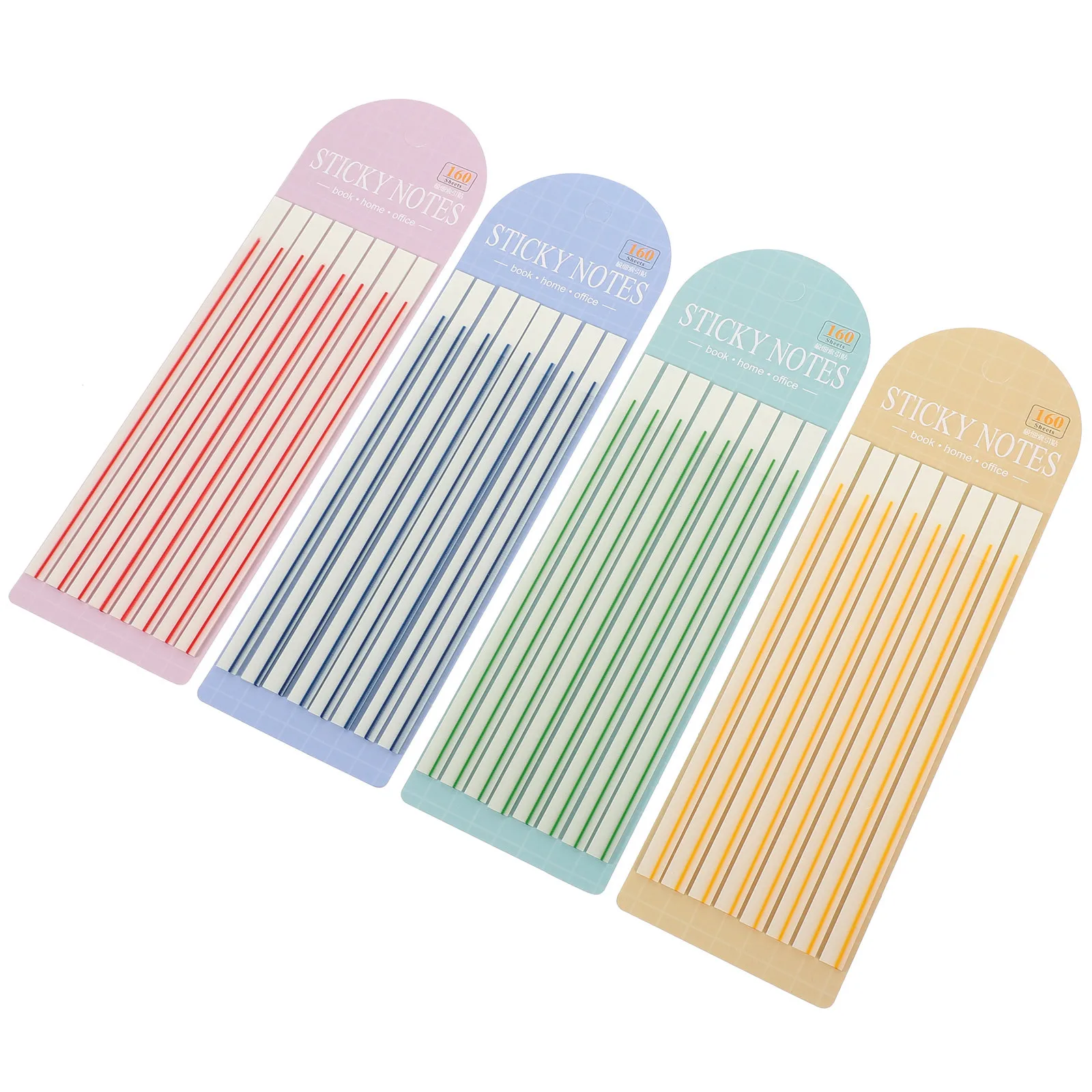 

4 Books Highlighter Tape Reading Highlight Strips Practical Book Sticky Tabs Adhesive Sentence Markers Highlighter Tape