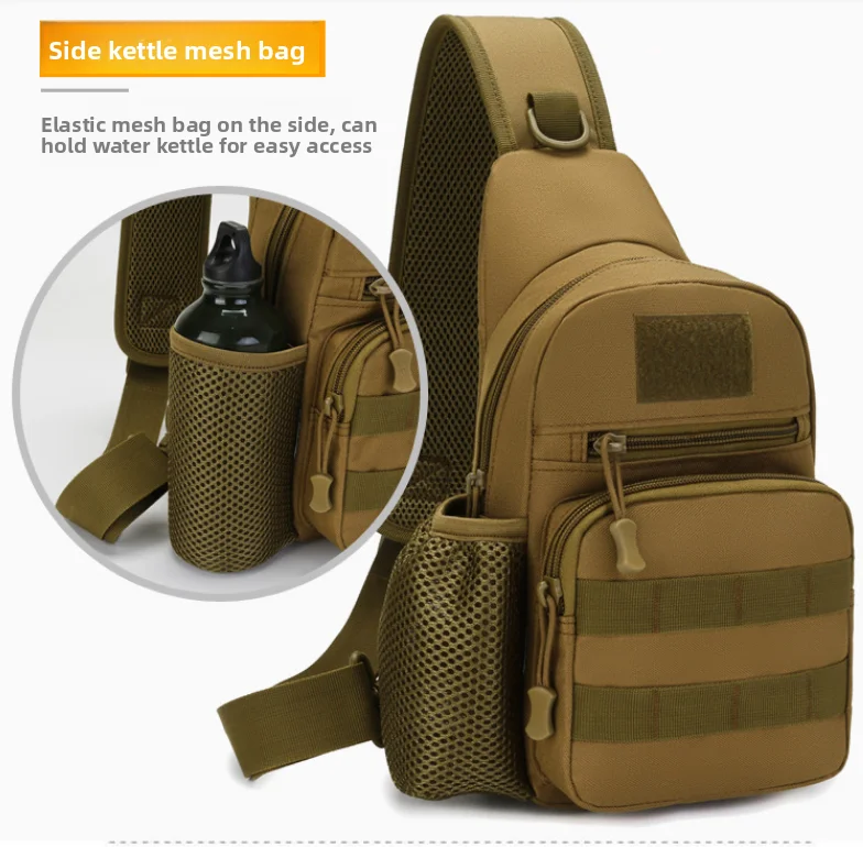 

Сумка через плечо, мужская тактическая нагрудная сумка на одно плечо, повседневная сумка, дорожная спортивная сумка, бег по бездорожью, походы Мужская сумка bolsa