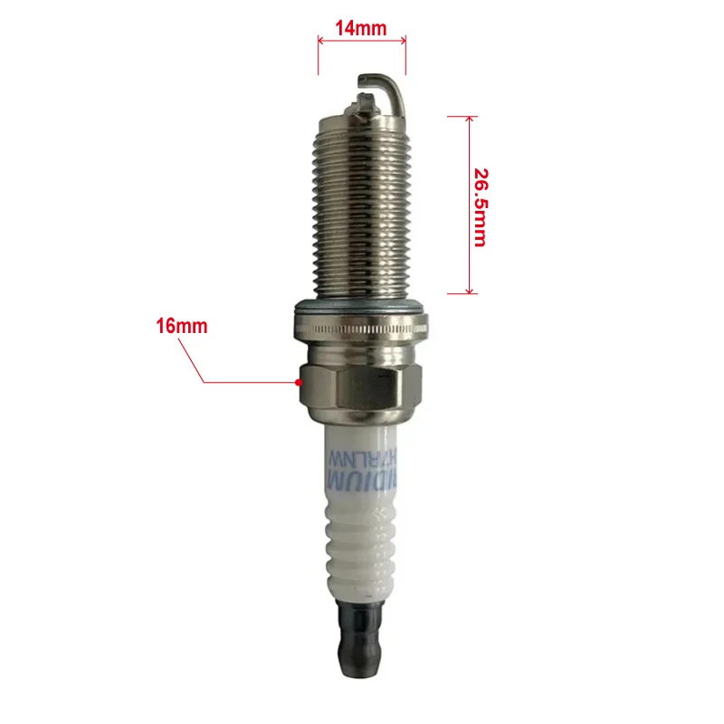 4pcs three electrodes iridium spark plug KH7RLNW for FK16HBR11 FK20HBR11 LZFR6AI SK20HR11 FK20HR11 IKH16TT SK16HR11 MN158596