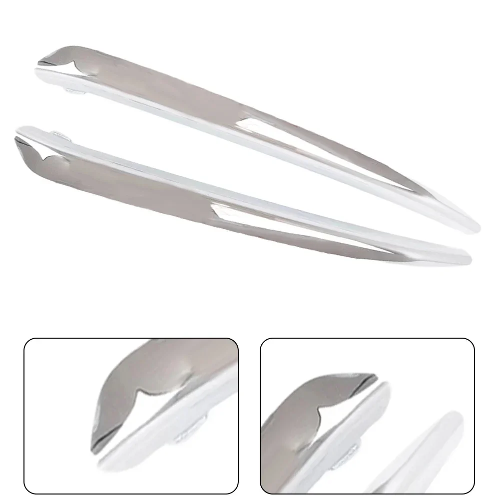 Front Bumper Cover Molding for Chevrolet For Suburban and For Tahoe 2015 2016 2017 2018 2019 2020 Direct Fit Replacement Pair view 3