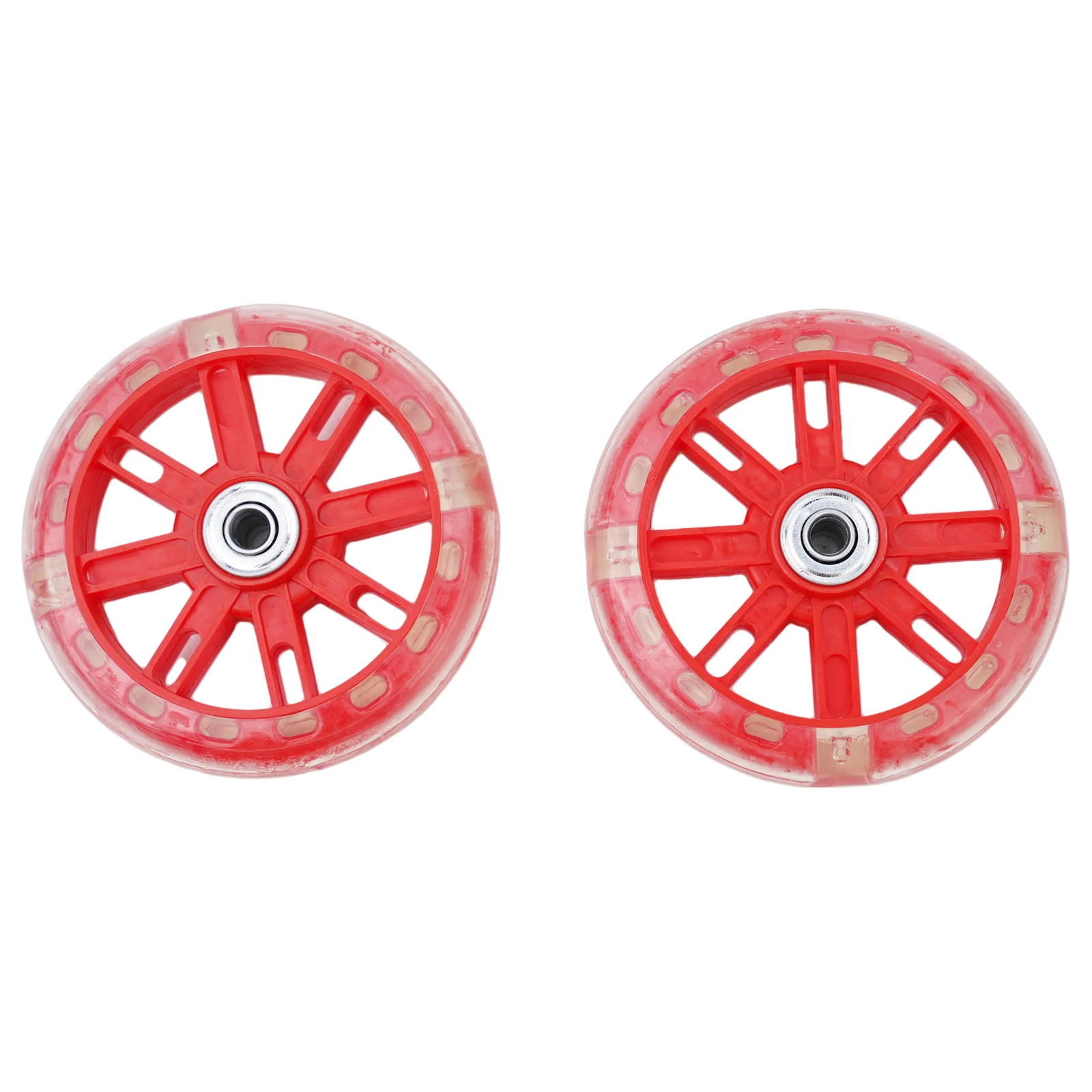 

LED Flash Scooter Wheel 110mm Children Scooter Replacement Wheels 5 Colors Lighting Outdoor Bike Accessories Bearing Assist Tool