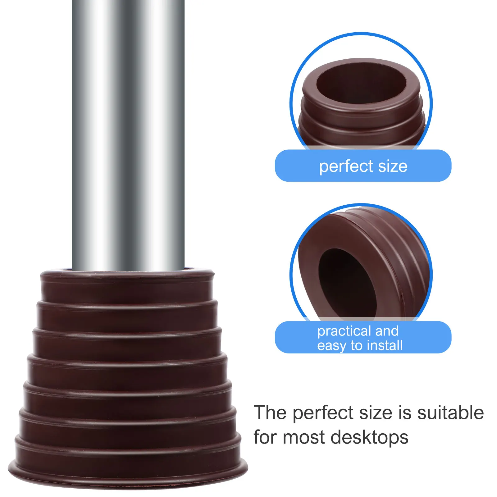 

BESPORTBLE Rubber Umbrella Hole Cover Plug Spacer for Patio Table Parasol Base Stand Cone Fit 45mm Hole