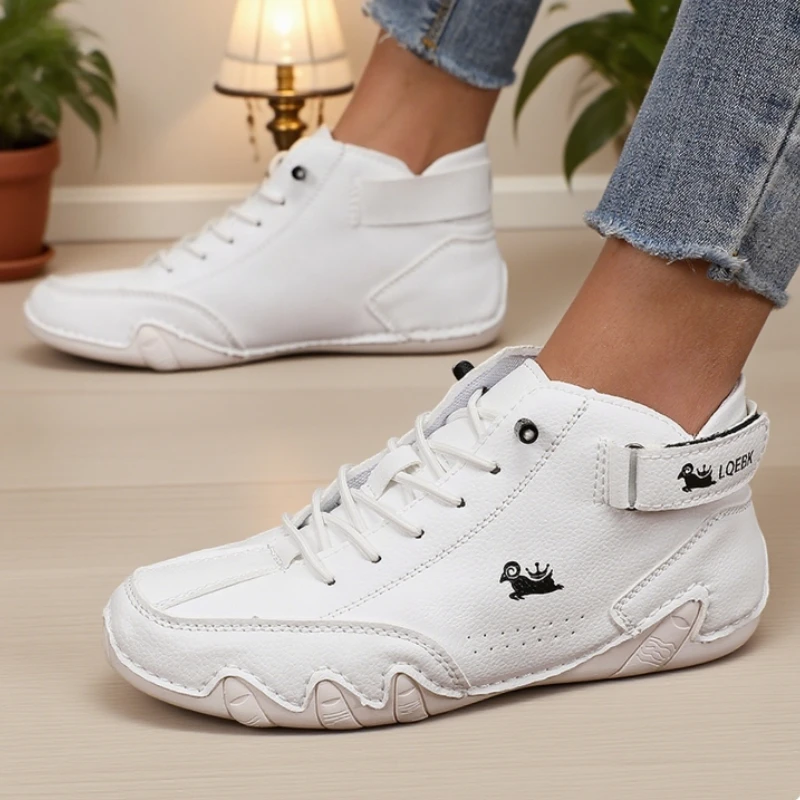 

Luxury Bare Boots Women's Fashion Sneakers Design Soft Bottom Breathable Non Slip Walking Shoes Outdoor Driving Motorcycle Boots