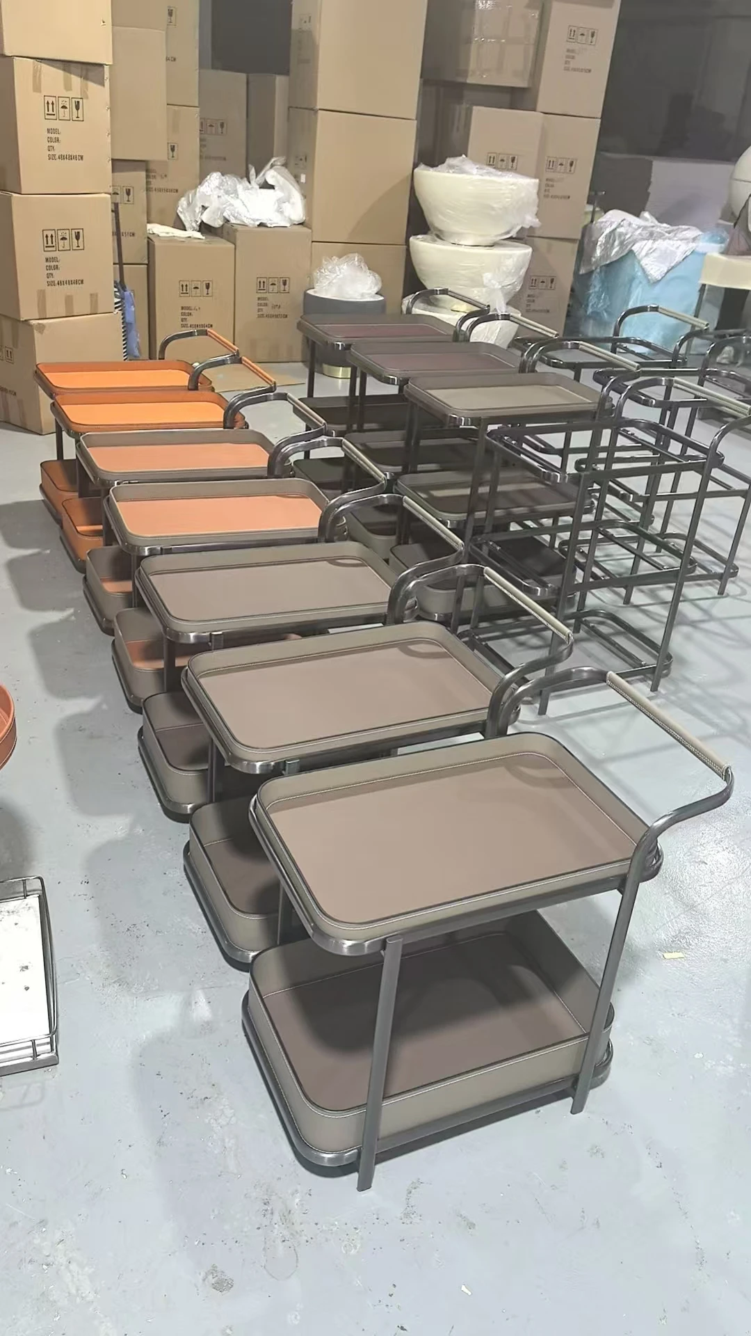 Hotel trolley on wheels Coffee side table