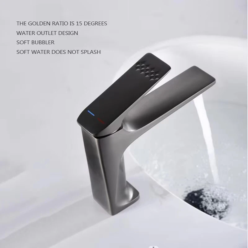 

Gun Grey Water Faucet Wash Hand Basin Wash Basin Toilet Table Basin Hot And Cold Double Control Basin Faucet