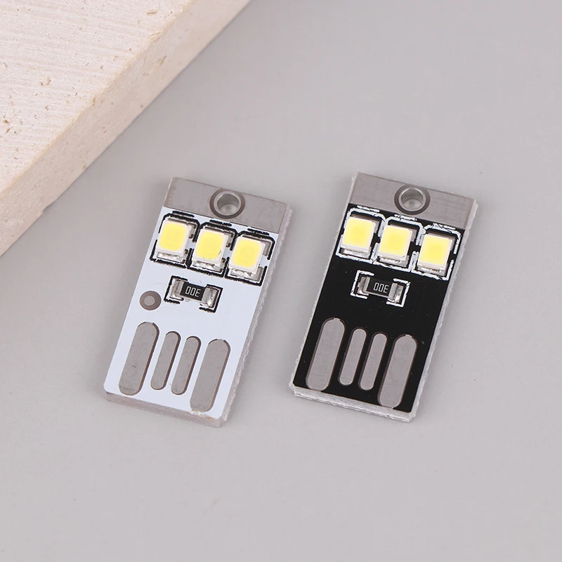 5pcs Mini Ultra Thin Mobile Usb Small Light Camping Light Baby Night Light Tools