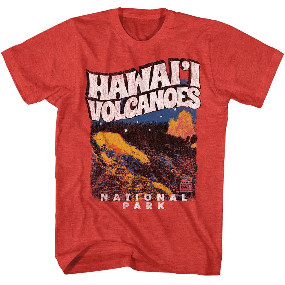 United States Hawai'i Volcanoes Big Island Lave Tube National Park Men's T Shirt