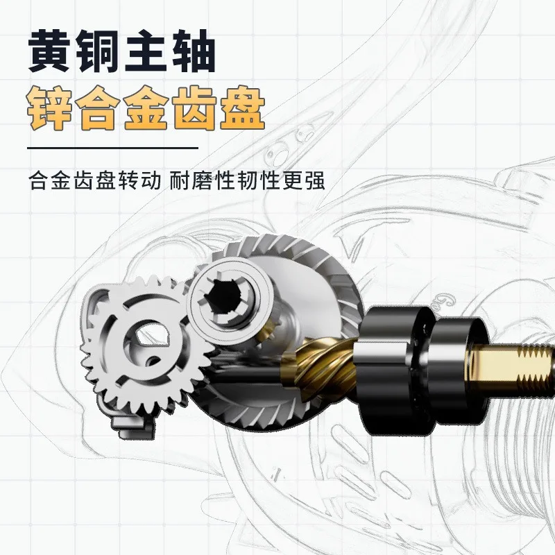 Luya Spinning Wheel Fishing Full Metal Fishing Line Wheel Sea Pole Anchor Fish Wheel Far Cast