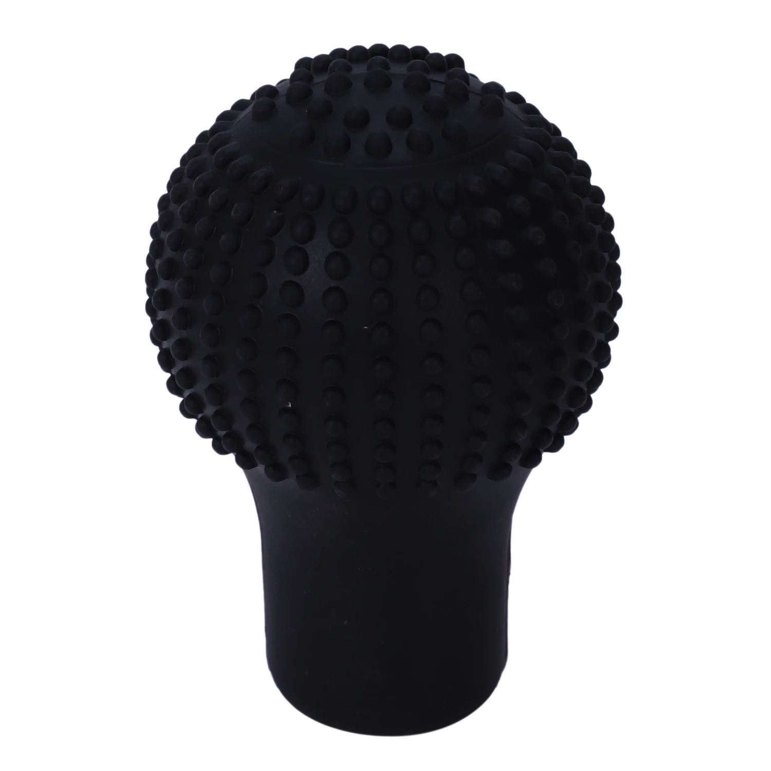 

Car Vehicle Round Black Silicone Nonslip Lever Gear Shift Knob Cover