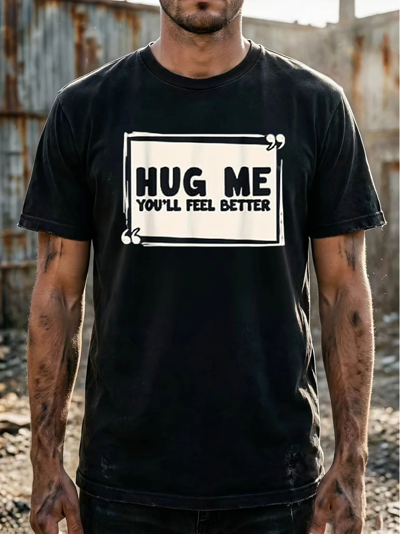 Hug Me T-Shirt, Hugs Make You Feel Better Free Hug T-Shirt Open in the New Tab