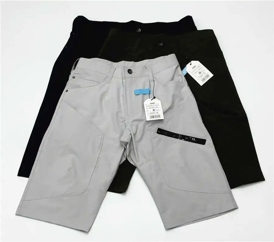 

Мужские летние тонкие дышащие спортивные брюки-капри с прямыми штанинами и множеством карманов, быстросохнущие, повседневные