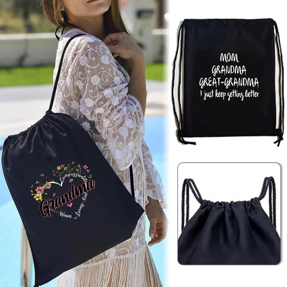 Lightweight Drawstring Bag Everyday Item Storage Bags Handbag Drawstring Backpack Unisex for swimming shopping