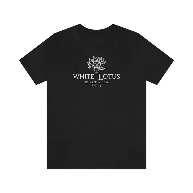 White Lotus Resort & Spa Sicily Graphic T Shirts T-Shirt The White Lotus TV Show Shirt Clothing Fans Gift Idea Cotton Tee Tops