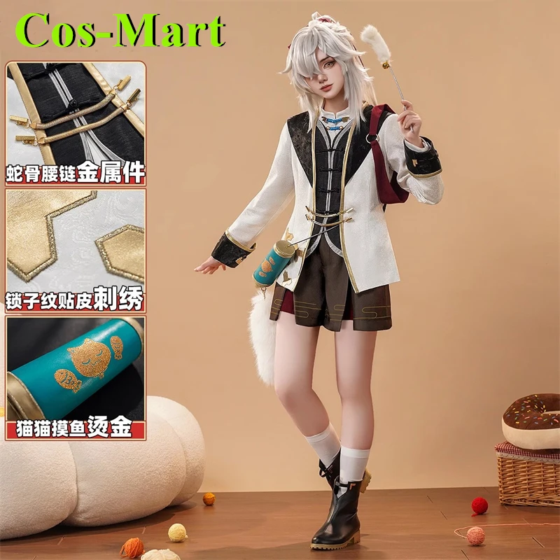 Cos-Mart Game Honkai: Star Rail Jing Yuan/Blade Cosplay Costume littles Cat Series Fashion Handsome Uniform Role Play Clothing