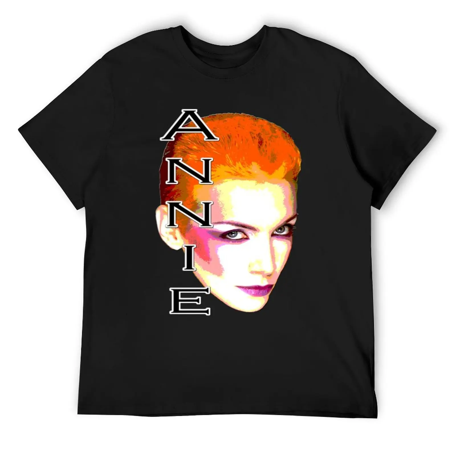 Annie Lennox T-Shirt korean fashion summer top workout shirts for men