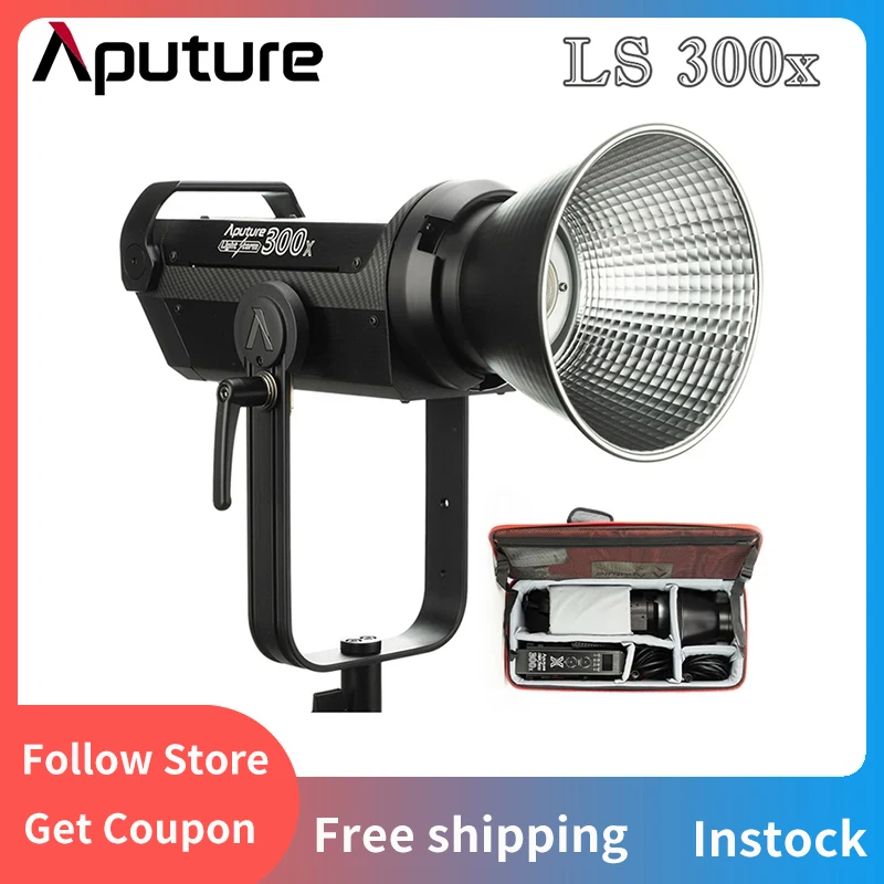 

Aputure LS 300X 2700-6500K 350W V-mount Bi-Color СВЕТОДИОДНЫЙ Video светильник Storm освещение для профессиональной фотосъемки с поддержкой мульти-контроля