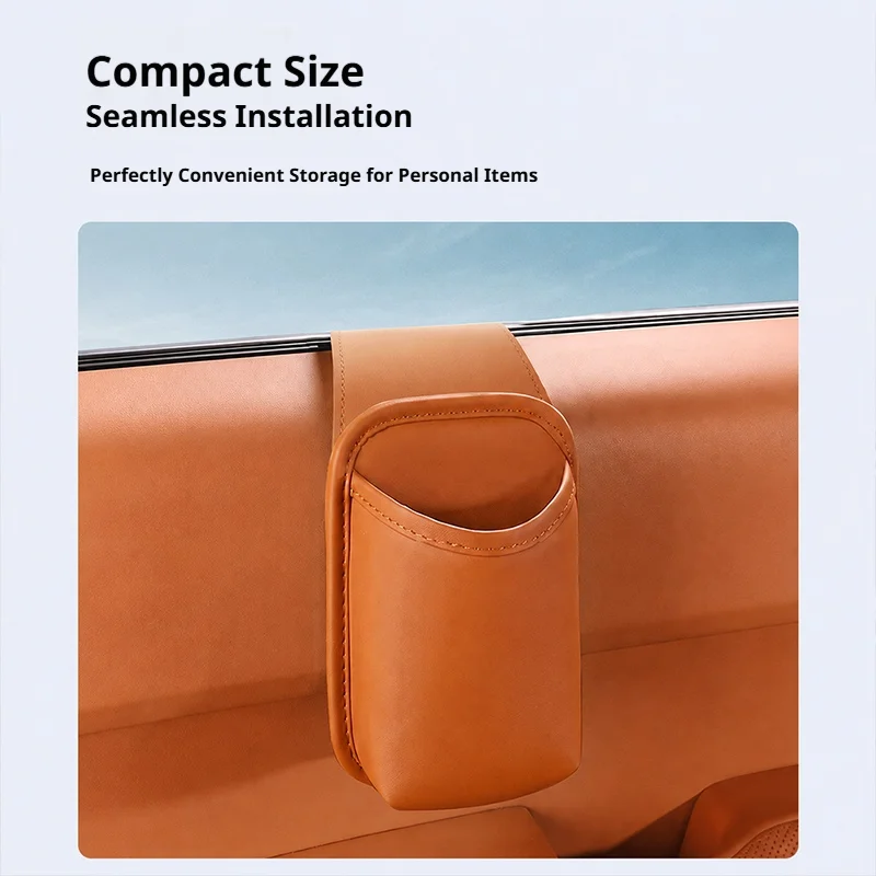 SEAMETAL Car Door Cup Holder Storage Bag Universal Paste Design Hanging Drink Rack Organizer Box Waterproof Car Door Cup Pocket gallery 2