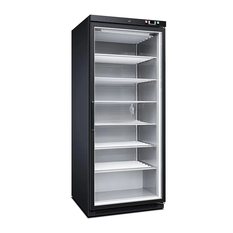 Led Light Vertical Display Cooler and Glass Door Refrigerator Commercial Catering Equipment
