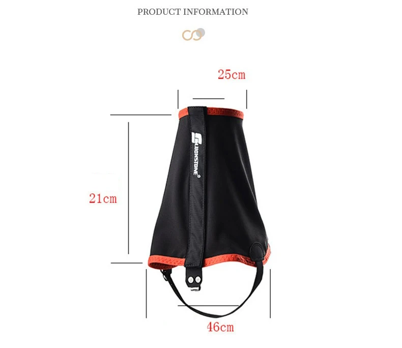 Hiking Gaiters Cycling Elastic Foot Cover Snow Cover Off-road Dustproof Leg Cover Anti Sand Outdoor Lightweight Equipment image 5