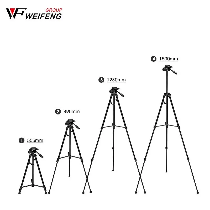 Wf3520e Weifeng Selfie Yuntai Tripod Portable Camera Selfie Live Anchor Tripod Single image 4