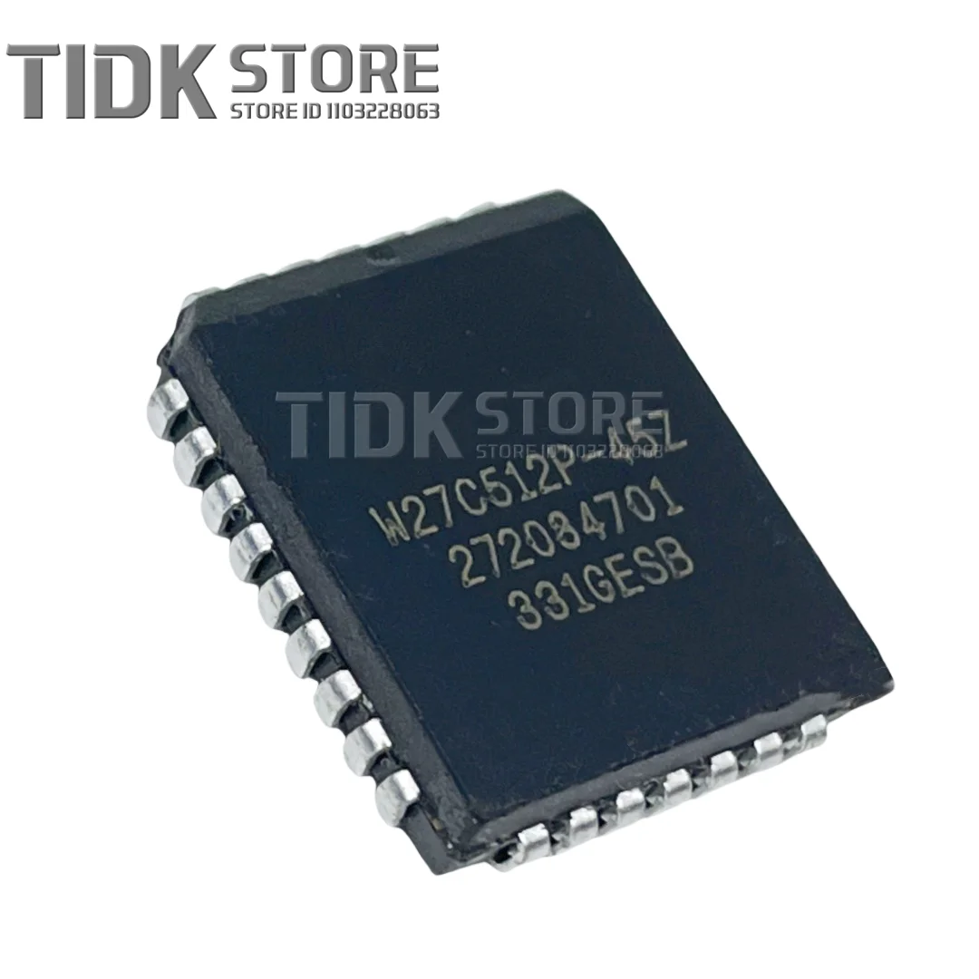 10PCS 100% NEUE W27C512P-45Z W27C512P W27C512 27C512 PLCC32 Chipsatz