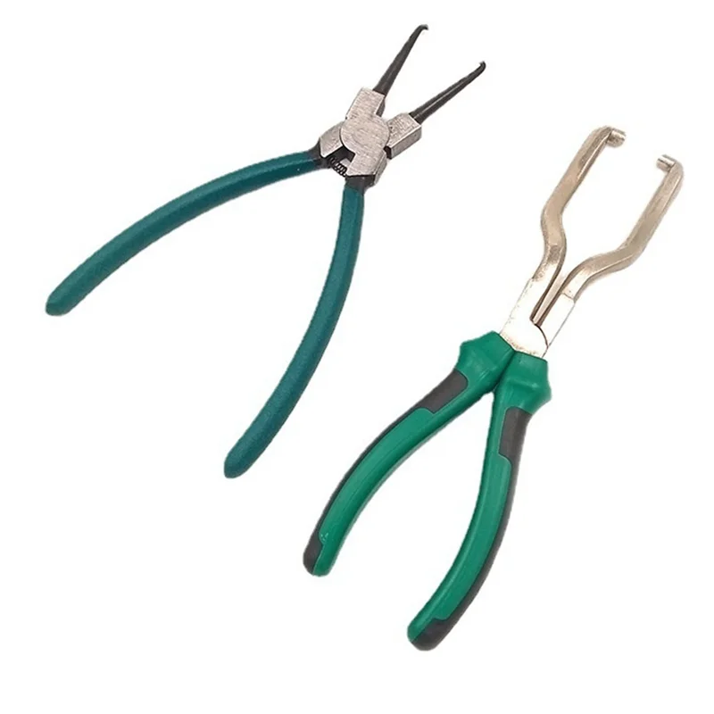 ABKL-2Pcs Fuel Filter Caliper/Fuel Line Petrol Clip Pipe Pliers,Electrical Disconnect Pliers,Automotive Hose Disconnect Tools