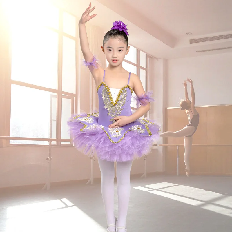 Robe d'été pour filles, justaucorps de Ballet, Costume de spectacle de ballerine, jupe de Ballet, robes Tutu de danse, vêtements pour filles