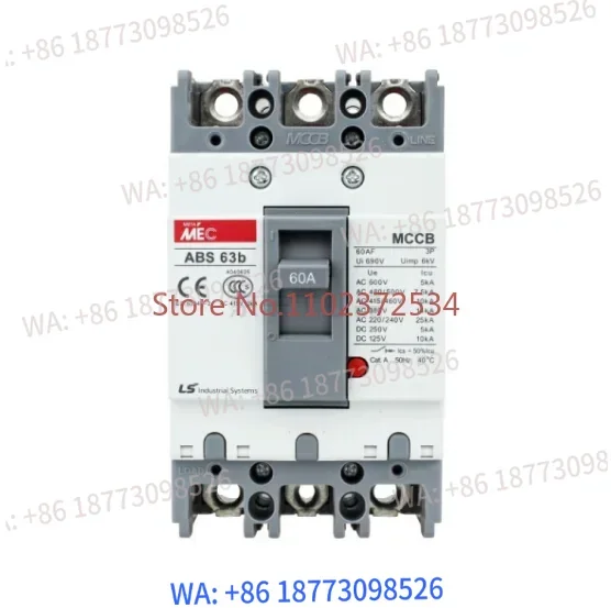 ABS63b 60A South  Power Generation ABE62b Molded Case Circuit Breaker ABS64b MCCB