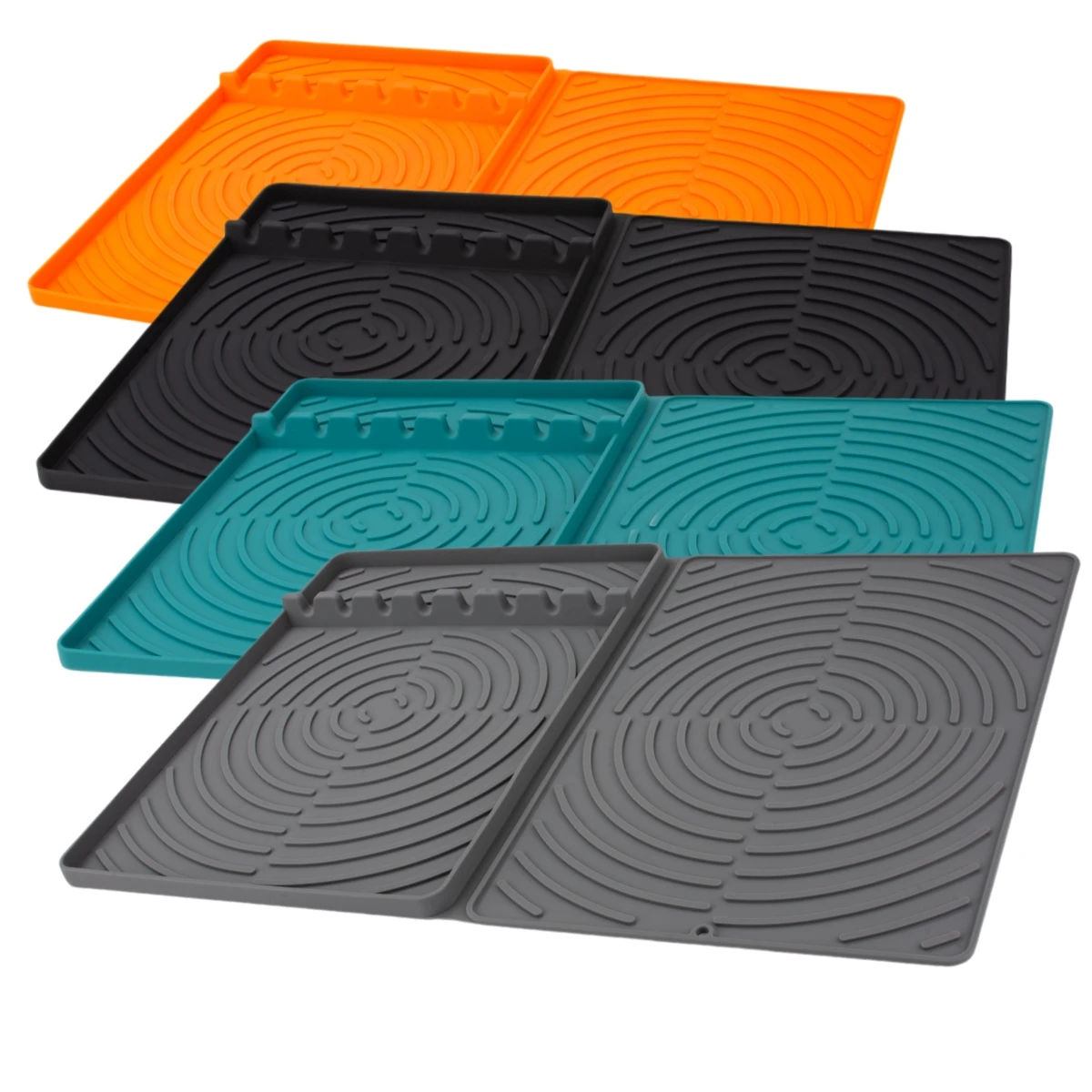 

Silicone Griddle Mat BBQ Mat Grill Protective Pad Non-stick Protective Cover Heat Resistant For Outdoor Kitchen Barbecue Tools