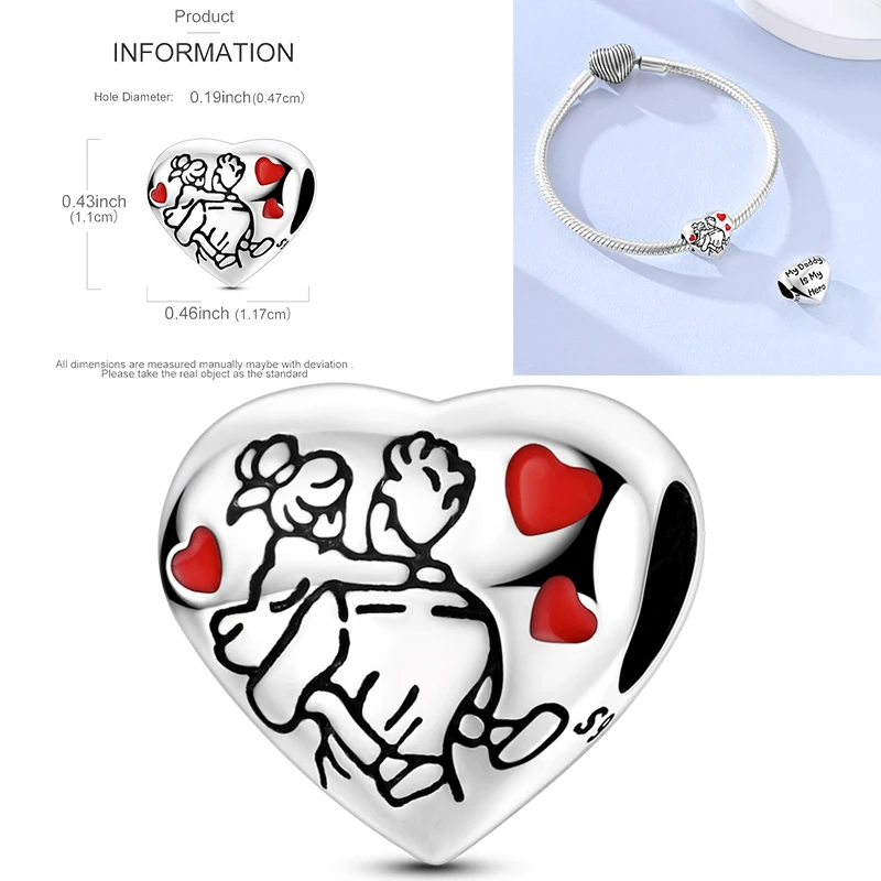 2026 Neuer 925 Sterling Silber Schleifen-Charm Herz Keltischer Knoten Perlen-Anhänger Passend für Europäische Armbänder DIY Damen Schmuck Geschenk – Detail 38