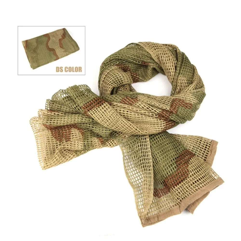 

Sniper Veil Netting Camouflage Scarf Men Camo Gun Wrap for Hunting Shooting Airsoft Wargame Outdoor Activities