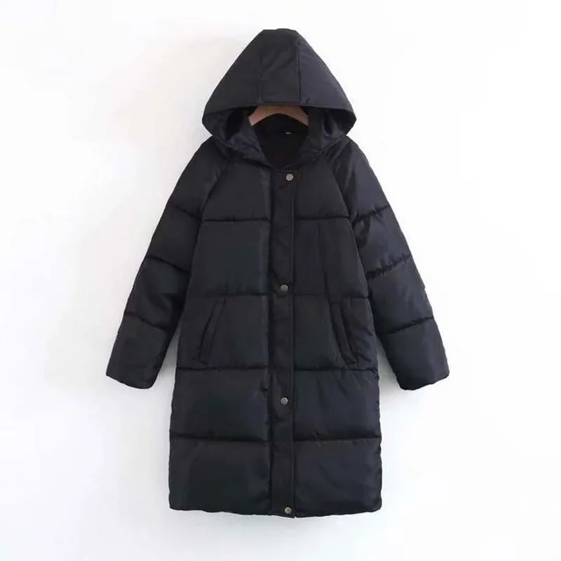 

Autumn and Winter Coat Women's 2023 New Warmth and Thick Long Down Women's Long Sleeve Hooded Parka Coat Women's Large Size