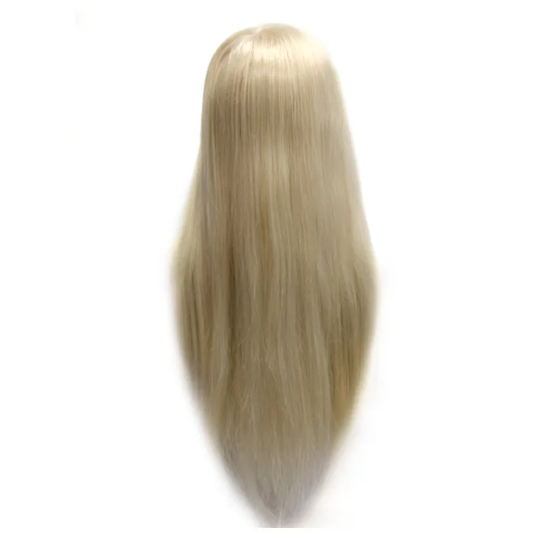 22“inch 2Color Mannequin Doll Head for Hairstyles High Temperature Fiber Hair Training Head For Practice Hairstyles