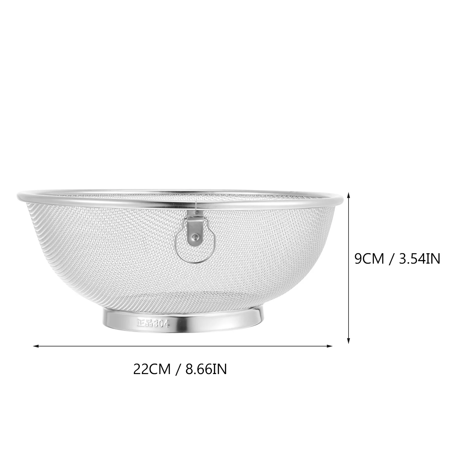 

Professional Fruits Vegetable Strainer Rice Cleaning Washing Mixing Handheld Stainless Steel Flour Powder Sifter Vegetable